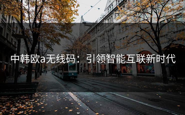 中韩欧a无线码：引领智能互联新时代